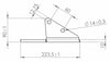 Aletta ancora coltivatore adattabile Horsch 34060856 sx