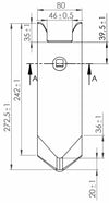Punta per ancora coltivatore adattabile Horsch 34060850 80x12