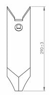 Punta per ancora 60x25 adattabile Deltaflex