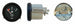 Indicatore livello carburante analogico 0-4/4 Ø52 12V