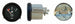 Indicatore livello carburante analogico 0-4/4 Ø52 24V