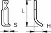 Zappa sx L 165,H 55,s 20,foro 9