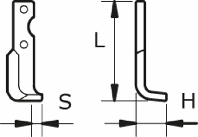 Zappa sx L 170,H 55,s 18,foro 8,5