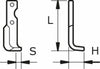 Zappa sx L 170,H 55,s 18,foro 8,5