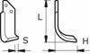 Zappa sx L 152,H 72,s 23,foro 10,5