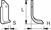 Zappa sx L 152,H 72,s 23,foro 10,5