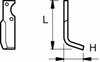 Zappa sx L 176,H 71,foro 10,5