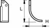 Zappa sx curva lunghezza 185 profondità 88