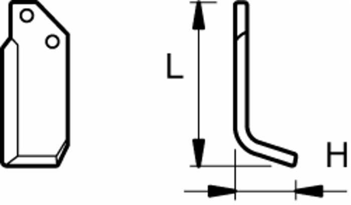 Zappa sx L 140,H 60,foro 10,5