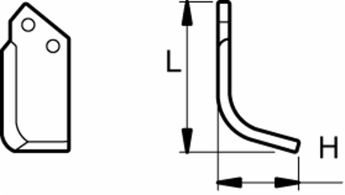 Zappa sx L 167,H 72,,foro 10,5