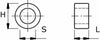 Boccola h=25 l=28
