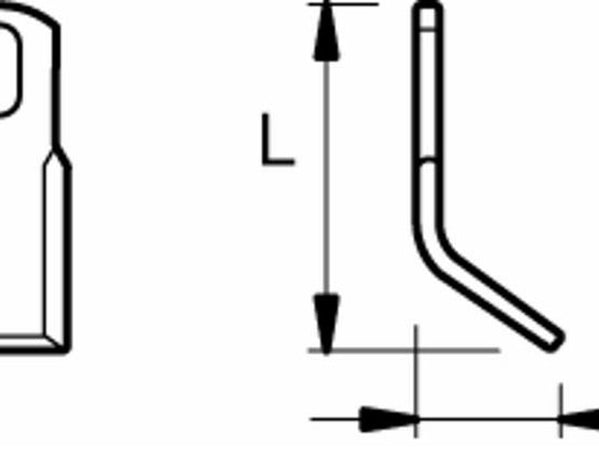 Coltello trincia a Y lunghezza 103mm adattabile Peruzzo Confezione da 2pz (1)