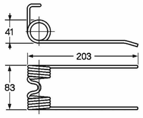 Dente pick-up adattabile Abbriata D0149 filo 5 confezione da 5 pezzi