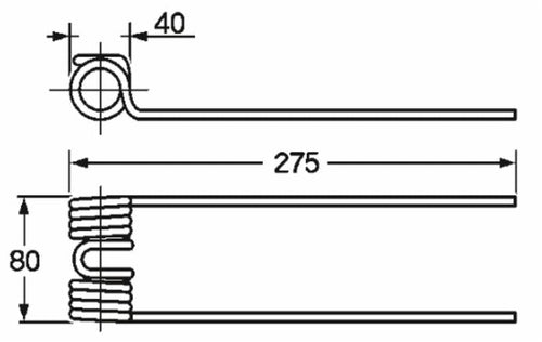 Dente Ranghinatore Punte Dritte Repossi D0011/A Filo 5,8 confezione da 5 pezzi