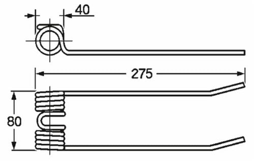Dente Ranghinatore Punte Piegate Repossi Filo 5,8