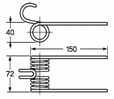 Dente Autocaricante Fort Ghiozzi Marangon Merlini Santini Filo 5 confezione da 5 pezzi