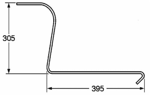 Dente ranghinatore adattabile Lely corto filo 6,5 confezione da 25 pezzi