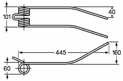 Dente giroandanatore adattabile Galfrè e Kuhn filo 8,5
