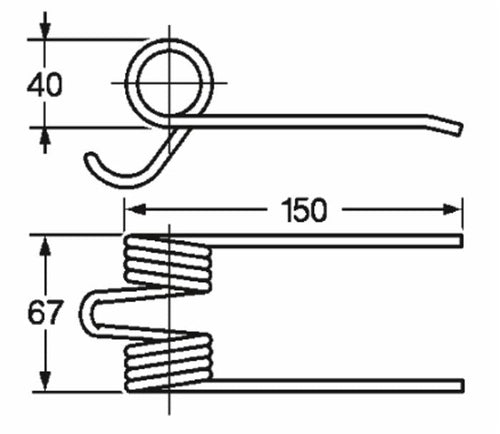 Dente pick-up adattabile Gallignani 8876437 filo 5