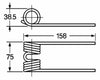 Dente pick-up adattabile Krone 9379220 e 9380530 filo 5,5 confezione da 5 pezzi