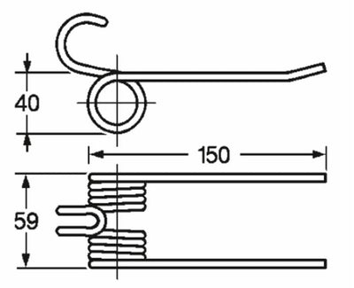 Dente Rotopressa Santini L 59 Filo 5