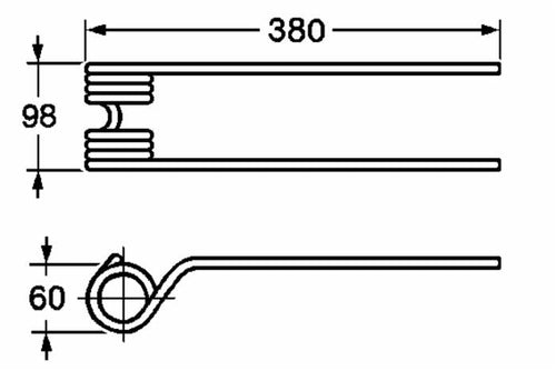 Dente girello adattabile Pottinger filo 9