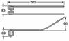 Dente giroandanatore adattabile Fahr 1660,6394 filo 9