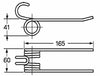 Dente pick-up adattabile Fort Santini Guima I,Mr,filo 5,5 confezione da 5 pezzi