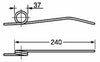 Dente mietitrebbia adattabile John Deere H33316 filo 6