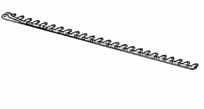 Dentiera 14 denti 2,12m adattabile Gribaldi & Salvia Superior 72