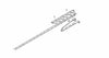 Dentiera 14 denti lunghezza 2,05mt adattabile a Gaspardo FB 925