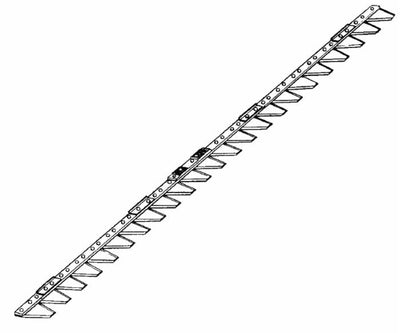 Lama 19 sezioni lunghezza 1,00 mt adattabile BCS