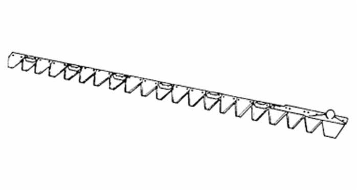 Lama 20 sezioni lughezza 1,52 mt adattabile Gaspardo