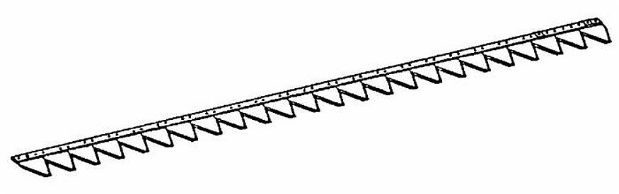 Lama 24 sezioni rigate lunghezza 1,82 mt adattabile a Gribaldi & Salvia