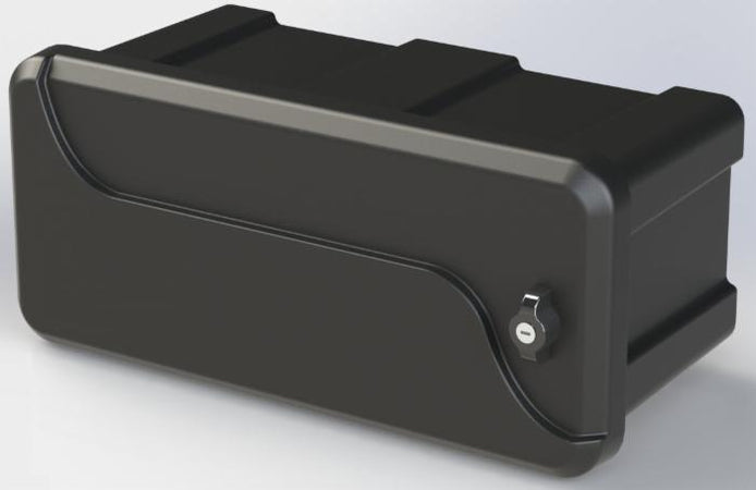 Cassetta porta attrezzi in plastica 1 serratura