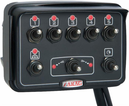 Scatola di comando per gruppi di diserbo 5 vie