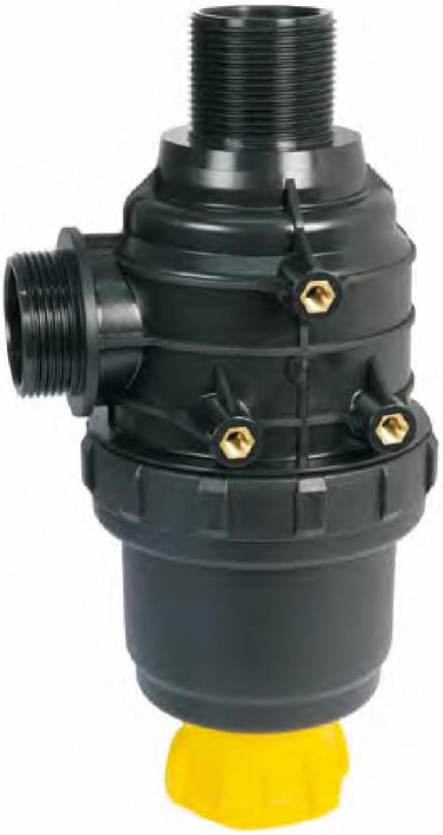 Filtro di aspirazione con valvola G 1 1/2 inox 32 Mesh