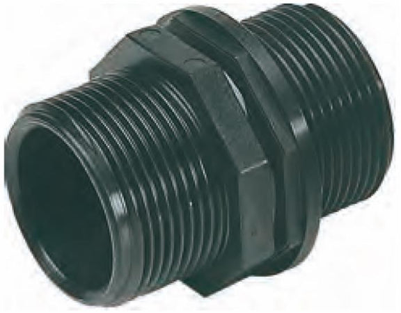 Nipplo passaparete simmetrico G1"1/4