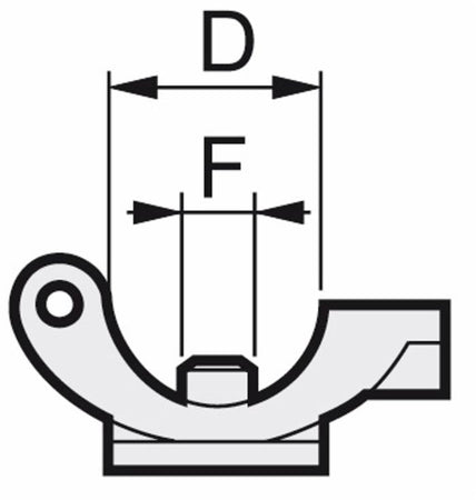 Portagetto Diserbo Cavallotto Snodato Testina G 3/8 Tecomec confezione da 5 pezzi