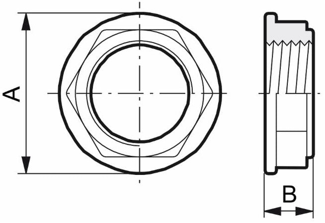 Ghiera Arag G1/2" confezione da 25 pezzi