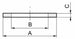 Guarnizione piana Arag 20X30mm e sp. 2,5mm