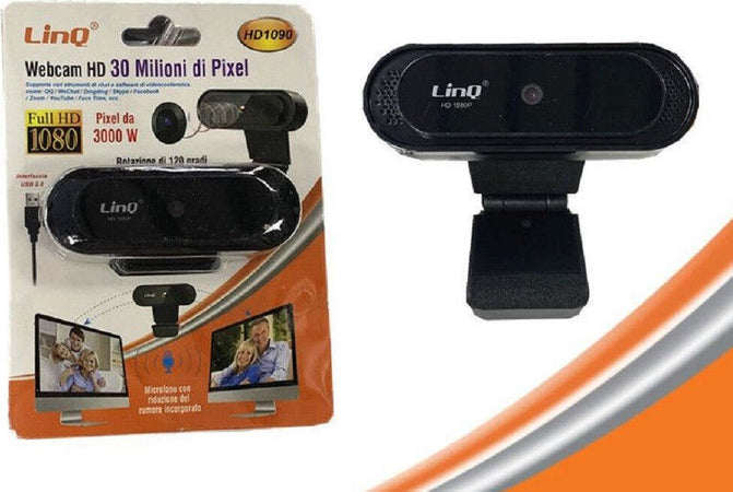 Webcam Usb Full Hd 1080p 30 Milioni Pixel Con Microfono Videoconferenza Hd1090 Elettronica/Informatica/Accessori/Accessori per audio e video/Webcam e periferiche VoIP Trade Shop italia - Napoli, Commerciovirtuoso.it