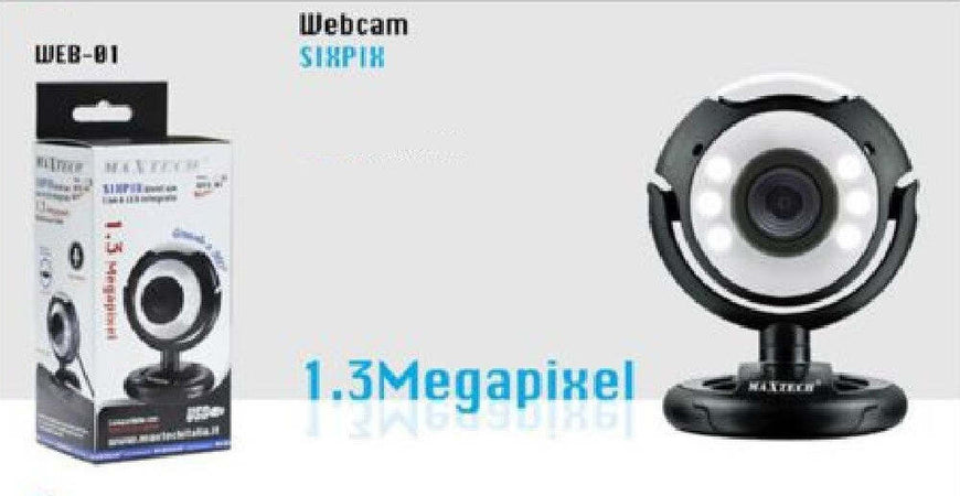 Webcam Web-01 Ideale Per Videoconferenze Microfono 1.3 Mpx 6 Led Per Notebook Pc Elettronica/Informatica/Accessori/Accessori per audio e video/Webcam e periferiche VoIP Trade Shop italia - Napoli, Commerciovirtuoso.it