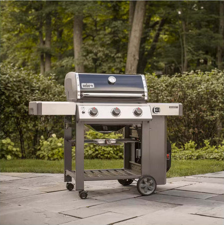 Weber Barbecue a Gas GPL Genesis E-310 GBS Acciaio Nero con Ruote Girevoli Giardino e giardinaggio/Barbecue e picnic/Barbecue e affumicatori/Barbecue da giardino e terrazza/Barbecue a gas Ogomondo - Martina Franca, Commerciovirtuoso.it
