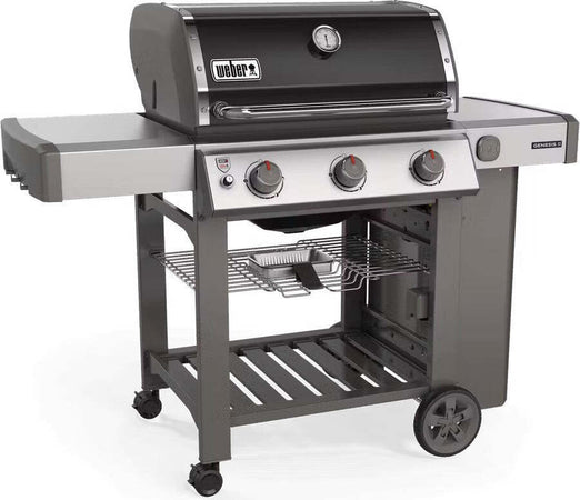 Weber Barbecue a Gas GPL Genesis E-310 GBS Acciaio Nero con Ruote Girevoli Giardino e giardinaggio/Barbecue e picnic/Barbecue e affumicatori/Barbecue da giardino e terrazza/Barbecue a gas Ogomondo - Martina Franca, Commerciovirtuoso.it