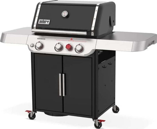 Weber Barbecue a Gas GPL Genesis E-325S Acciaio Nero con Ruote Girevoli Giardino e giardinaggio/Barbecue e picnic/Barbecue e affumicatori/Barbecue da giardino e terrazza/Barbecue a gas Ogomondo - Martina Franca, Commerciovirtuoso.it