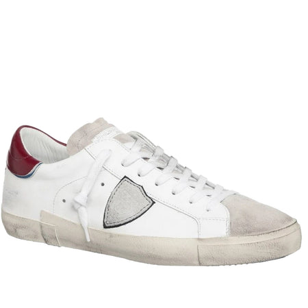 Philippe Model sneaker uomo philippe model - prsx low man - bordeaux da uomo