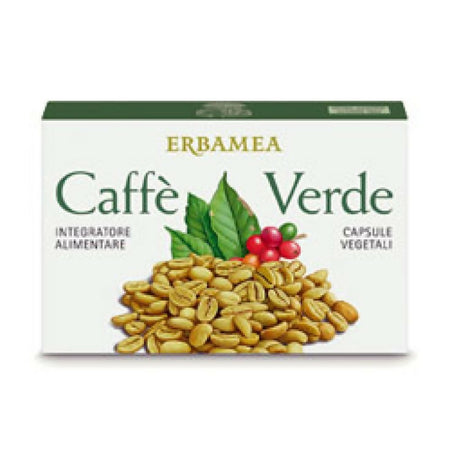 Erbamea - caffè verde - il benessere in forma si tinge di verde - 24 capsule vegetali adatto ai vegani