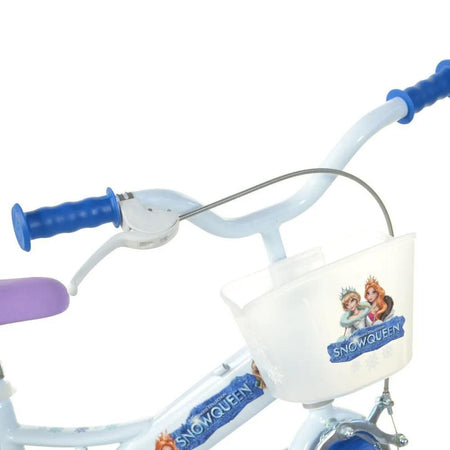 Bicicletta 12" Dino Bikes Frozen Bianco/Viola