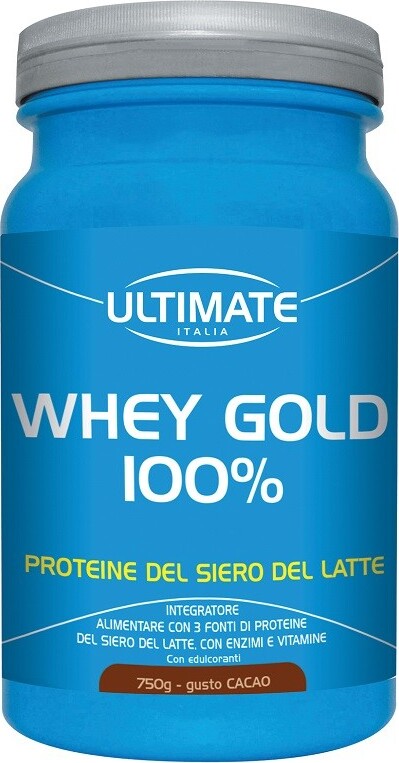 WHEY-GOLD-100%-CACAO-integratore-alimentare-in-polvere-750-g-Ultimate-Italia